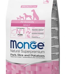 Monge Natural Superpremium All Breeds Adult Monoprotein Maiale con Riso e Patate