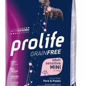 Prolife Grain Free Adult Sensitive Maiale e Patate Mini