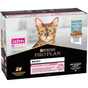 Proplan Multipack Adult Delicate Stracetti di Pesce dell’Oceano in Salsa 10x85g