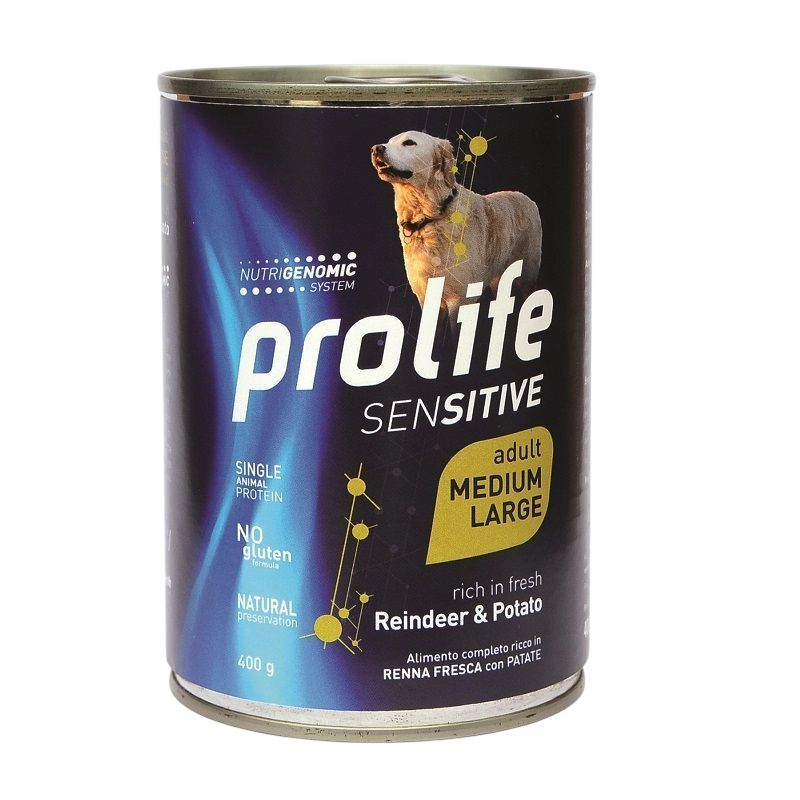 Prolife Sensitive Renna e Patate 400g