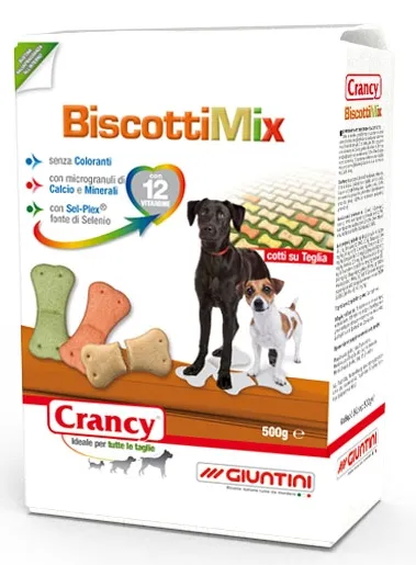 BISCOTTI MIX CRANCY TUTTE LE TAGLIE 500GR.