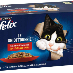 Purina Felix Multipack Le Ghiottonerie Selezioni Saporite 44x85g
