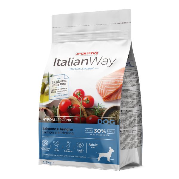ITALIAN WAY HIPOALLERGENIC 1,5 KG SALMONE ARINGHE