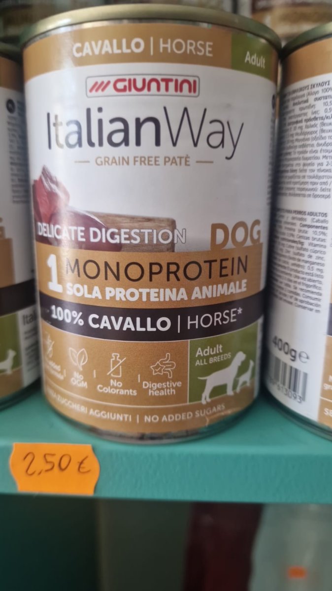 ITALIAN WAY MONOPROTEICO CAVALLO SCATOLETTA 400GR