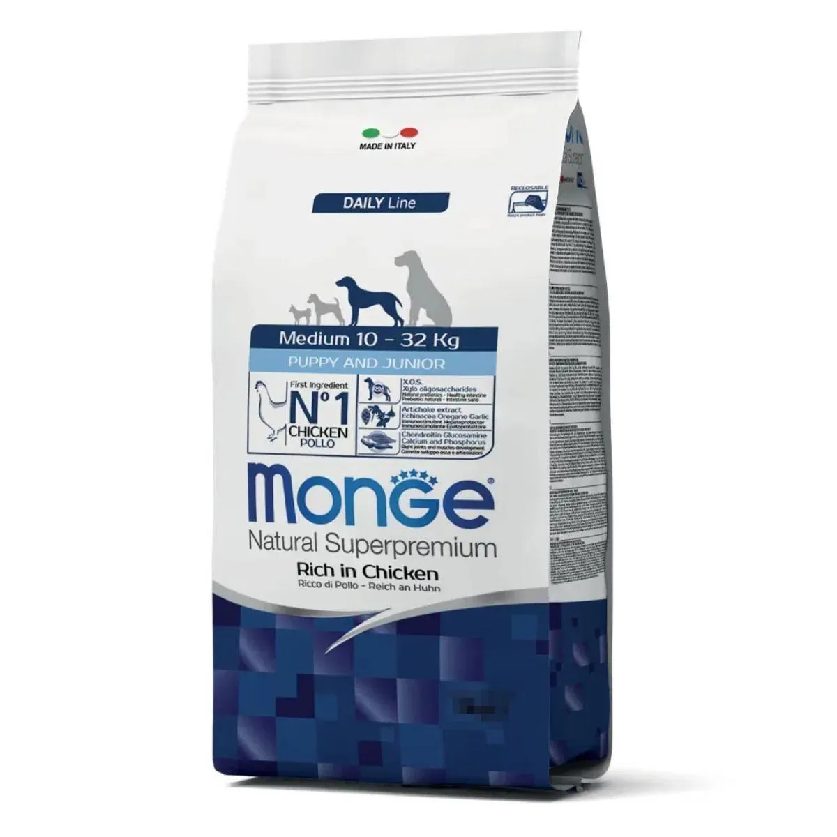 MONGE 3KG PUPPY-JUNIOR MEDIUM POLLO 10-32KG