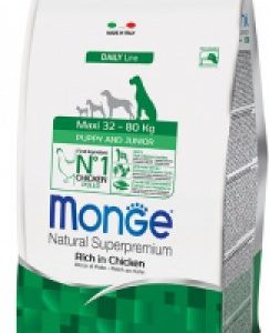 MONGE PUPPY-JUNIOR 32-80 POLLO 12KG