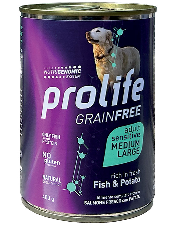 Prolife Sensitive GrainFree Pesce e Patate 400g