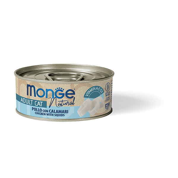 Monge Natural Pollo con Calamari 80g